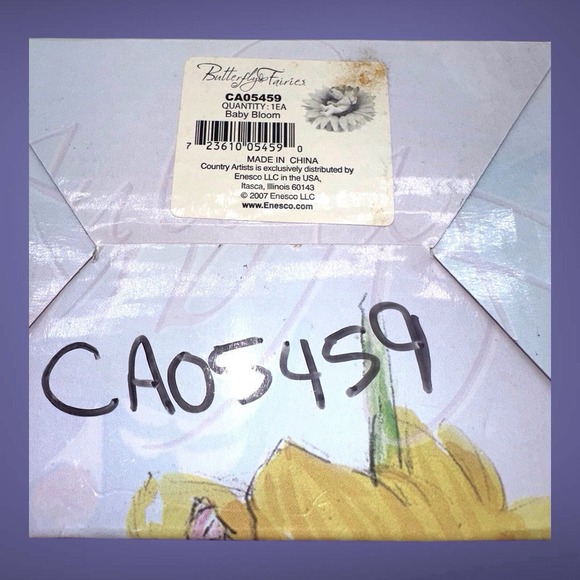 Butterfly Fairies Country Artists 2007 Baby Bloom CA05459 Sunflower Mini Figure - Picture 13 of 15